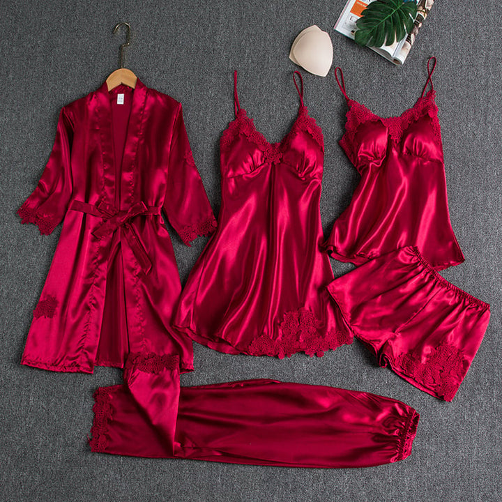 Elysia™ | Elegant Satin Nightwear Set