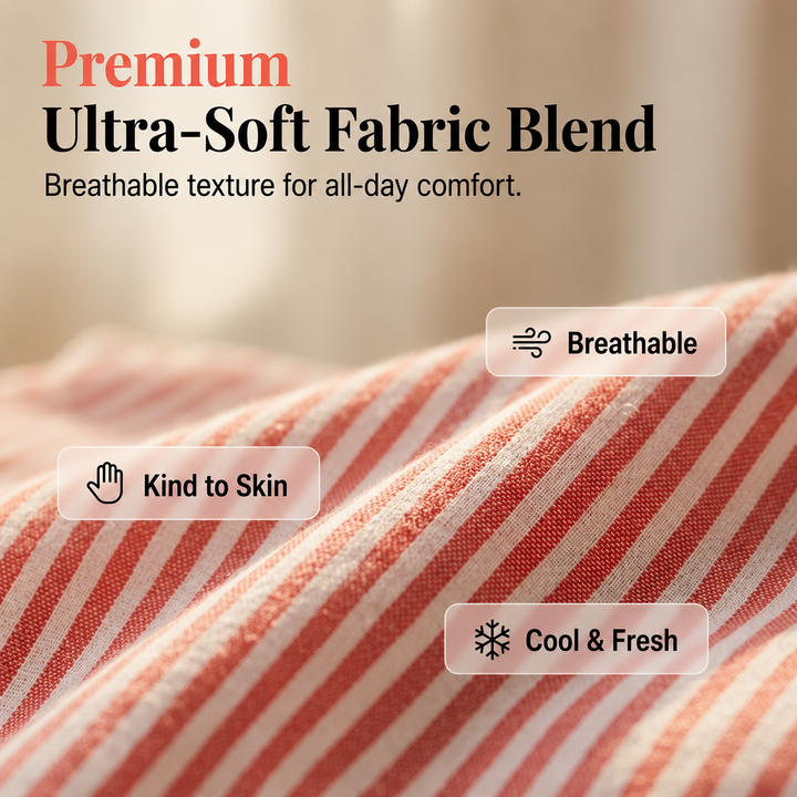 Brisa – Striped Cotton Set