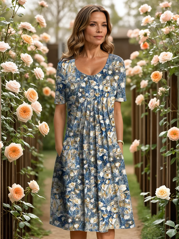 Light Blue Floral