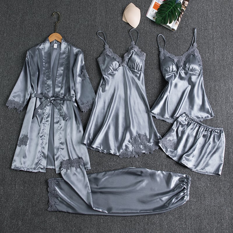 Elysia™ | Elegant Satin Nightwear Set