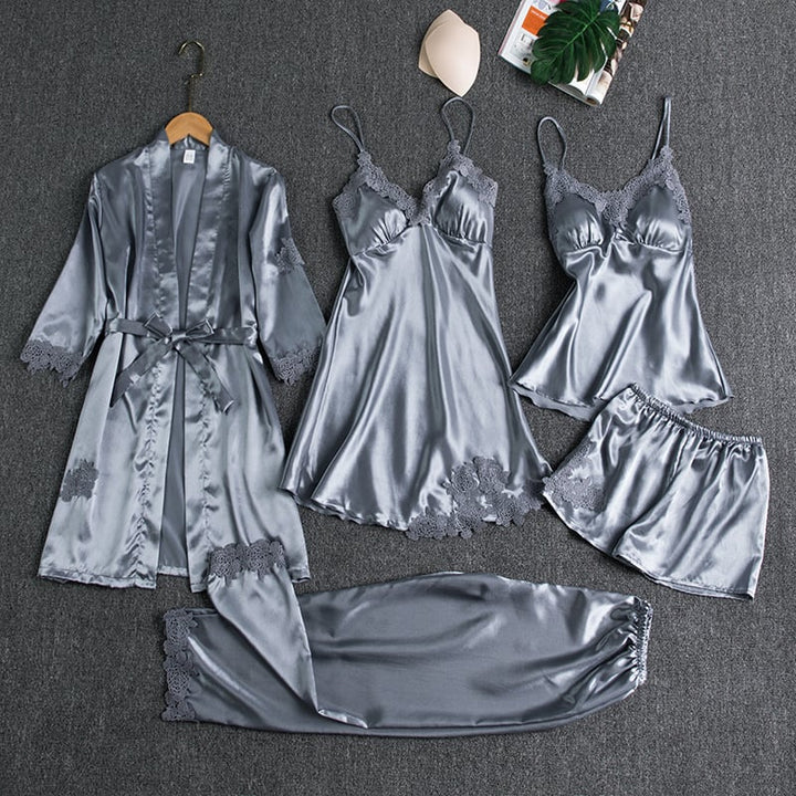Elysia™ | Elegant Satin Nightwear Set