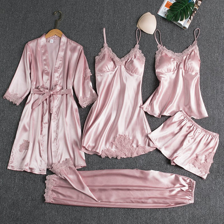 Elysia™ | Elegant Satin Nightwear Set