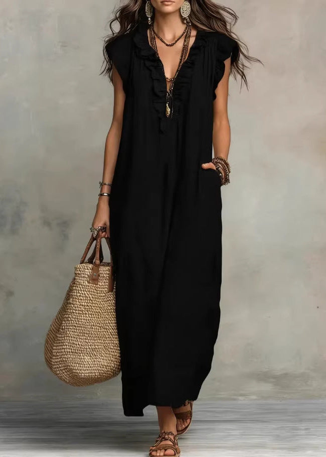 ÉLINA™ | Flowing Bohemian Dress