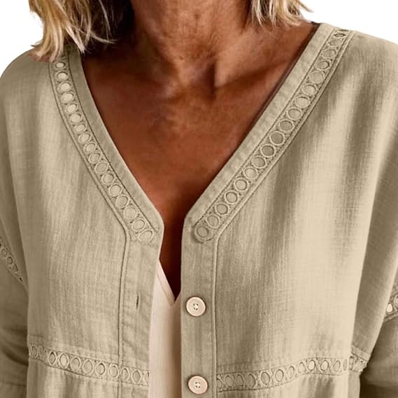 Margot | Timeless Cotton Button Blouse