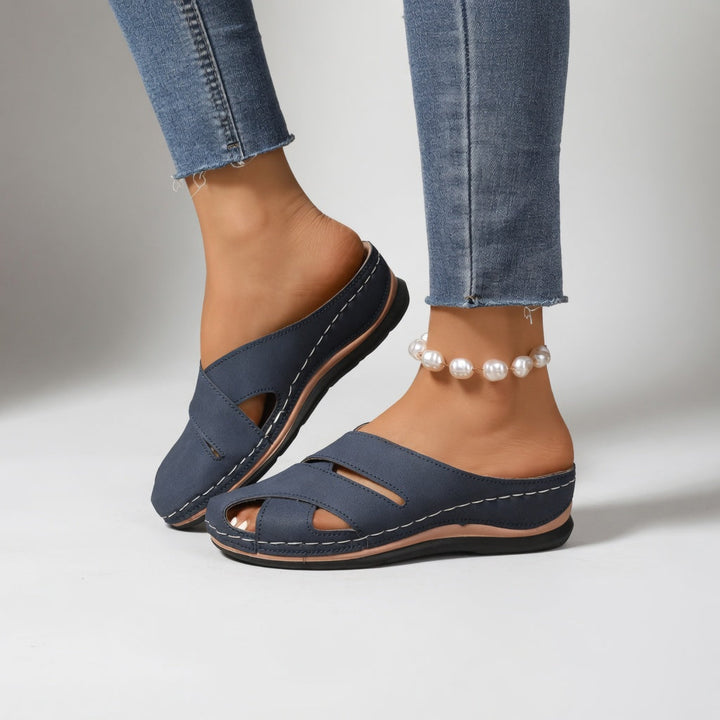 Arabella™ | Cut-Out Mule with Low Heel