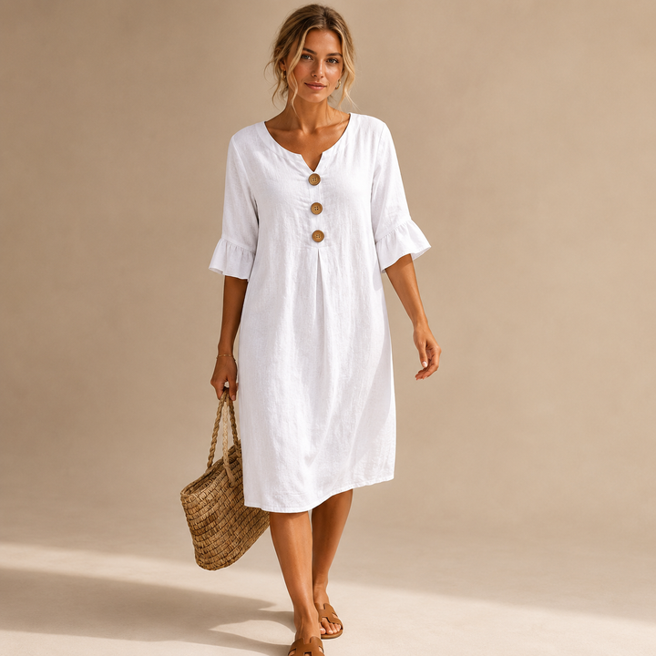 Vanesa | Elegant Loose-Fit Midi Dress