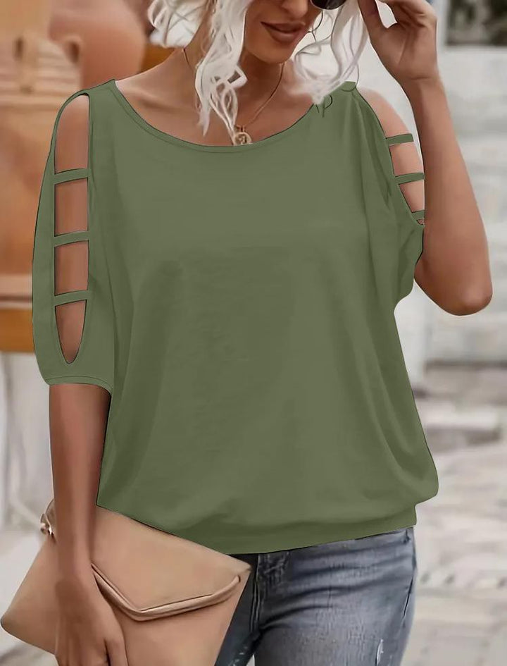 Adel | Cold Shoulder Cut-Out Top