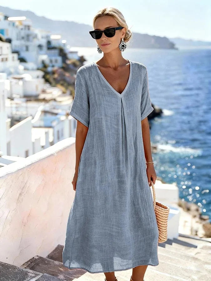 Carolina | Loose-fitting long dress