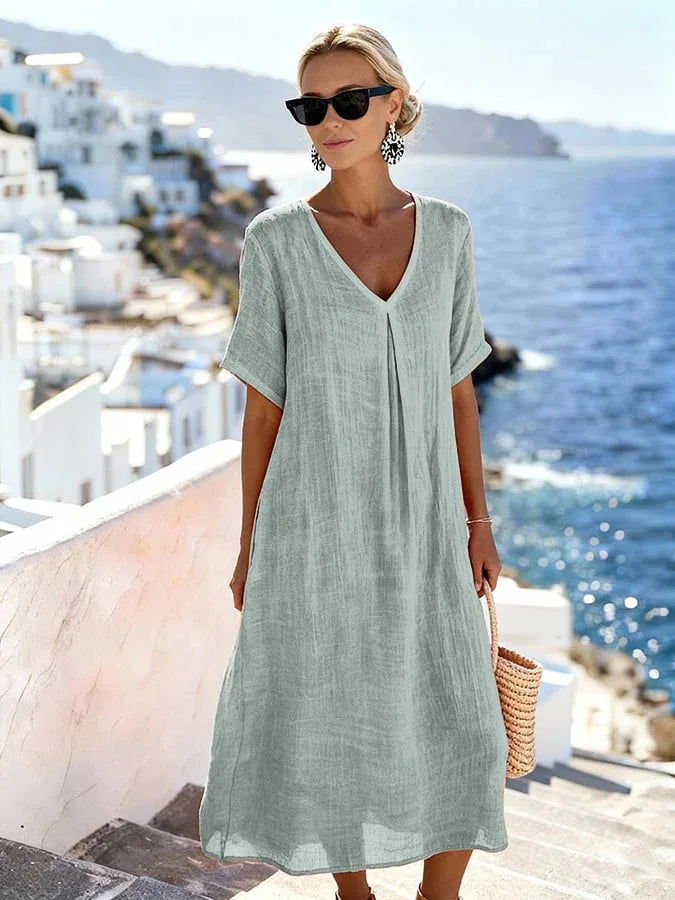 Carolina | Loose-fitting long dress
