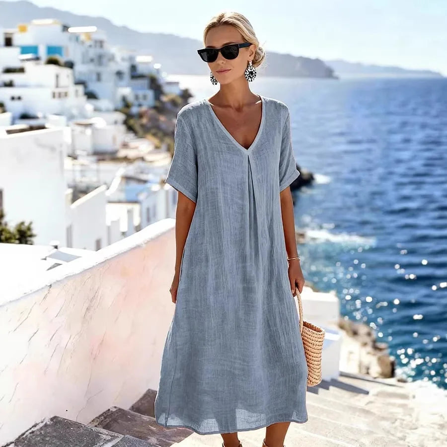 Carolina | Loose-fitting long dress