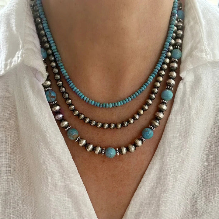 Elowen | 3-Piece Layered Turquoise Necklace Set