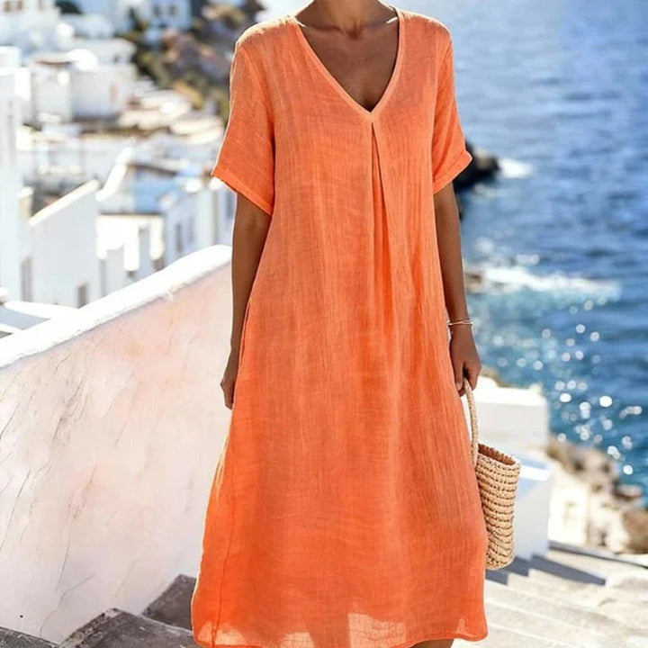 Carolina | Loose-fitting long dress