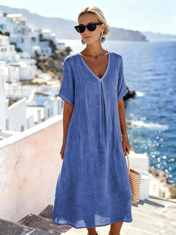 Carolina | Loose-fitting long dress