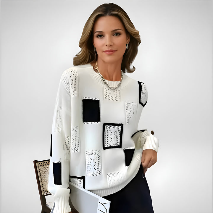Élisa | Elegant Modern Graphic Jumper