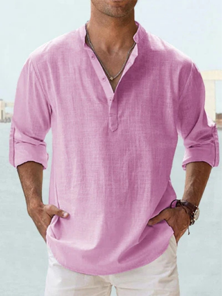 Maxwell™ | Breathable Linen Shirt