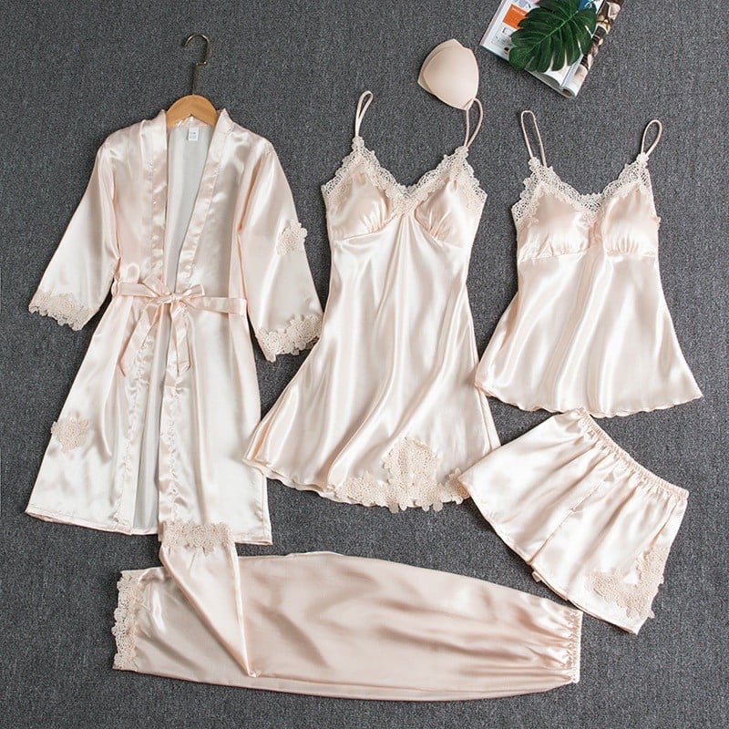 Elysia™ | Elegant Satin Nightwear Set