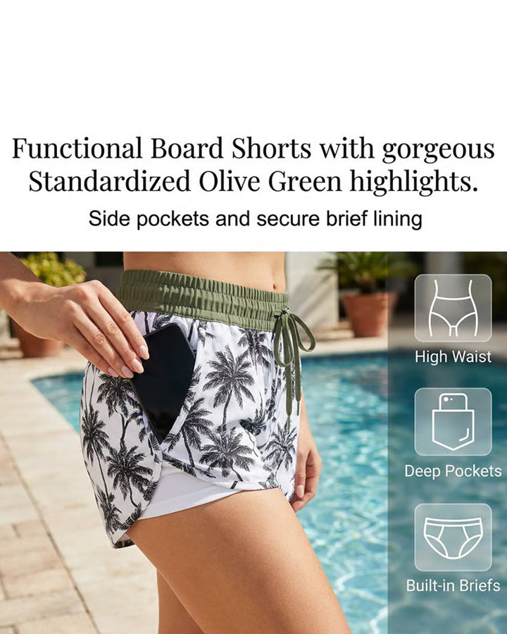Ellaire | Three-Piece Tankini Bikini & Cover-Up Set