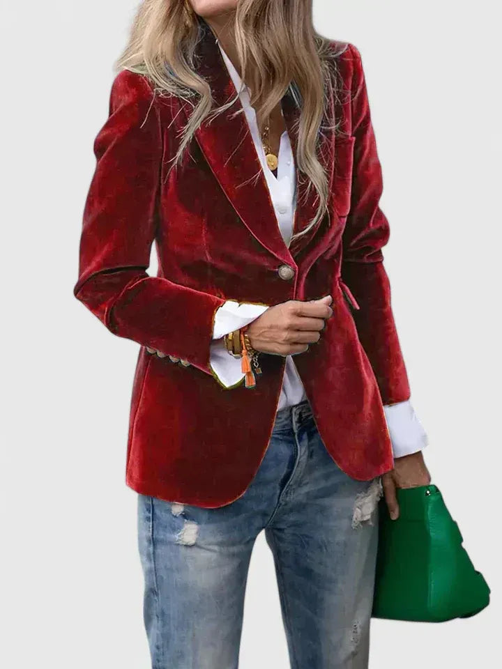 Clementine blazer in red