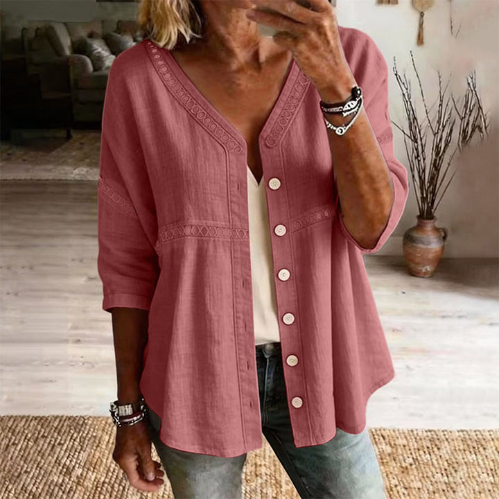 Margot | Timeless Cotton Button Blouse