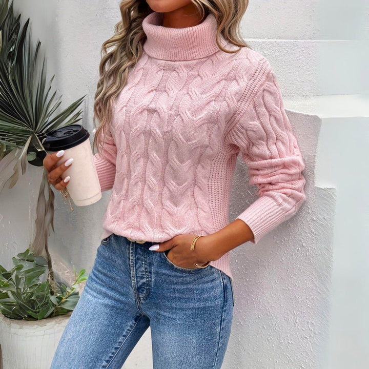 Honora | Cosy Cable Knit Turtleneck Jumper