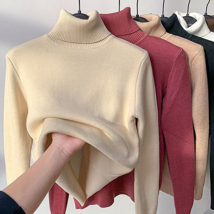 Eudora | Fleece Lined Turtleneck Jumper