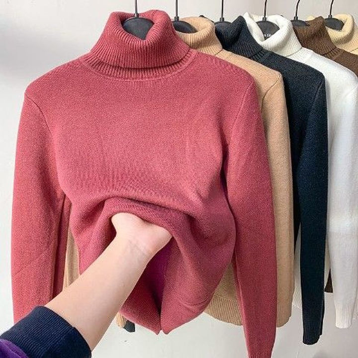 Eudora | Fleece Lined Turtleneck Jumper