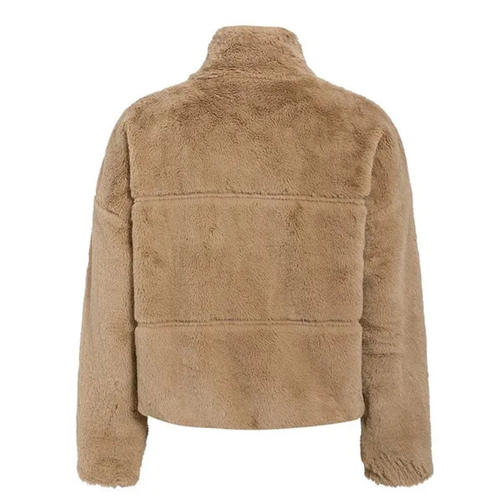 Theodora | Fluffy Zip Up Short Coat