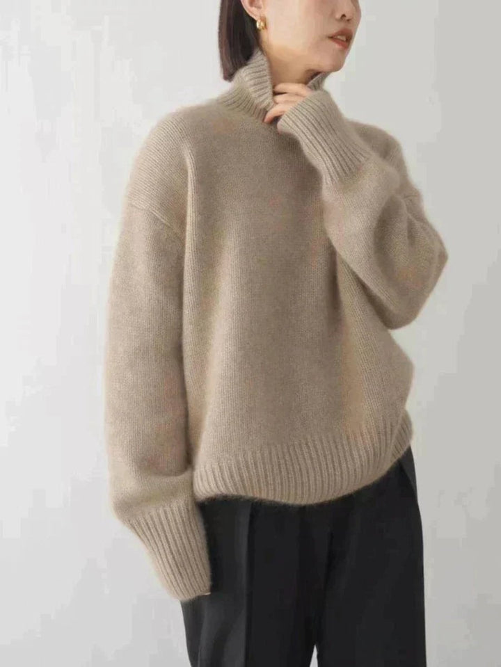 Ottoline | Soft Cashmere Blend Turtleneck Jumper