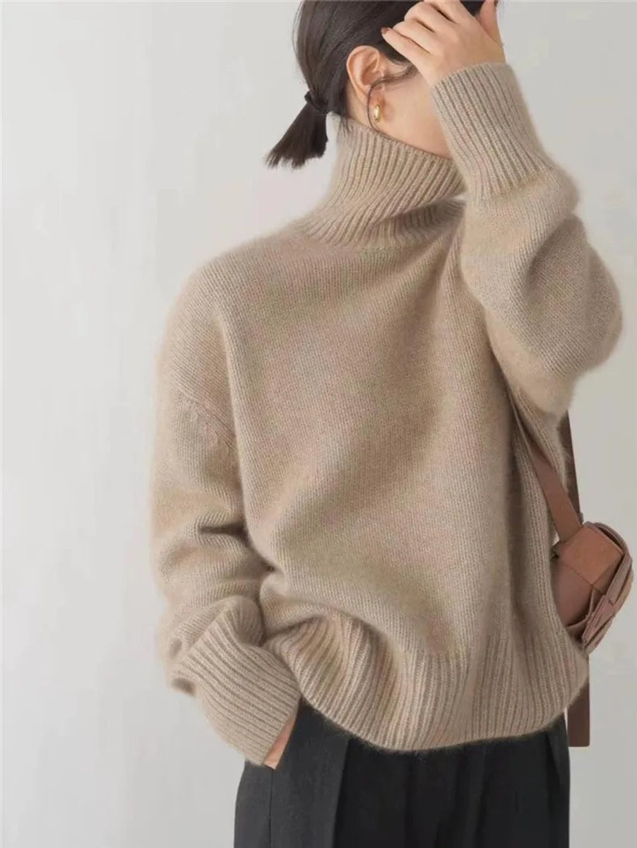Ottoline | Soft Cashmere Blend Turtleneck Jumper