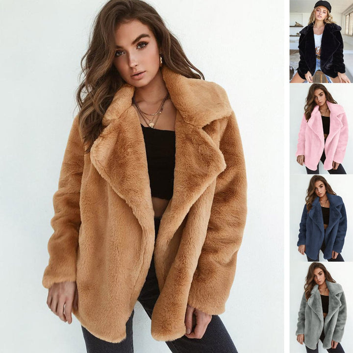 Octavia | Oversized Teddy Lapel Coat