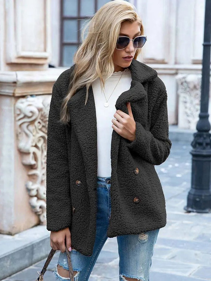 Clemency | Teddy Double Breasted Coat