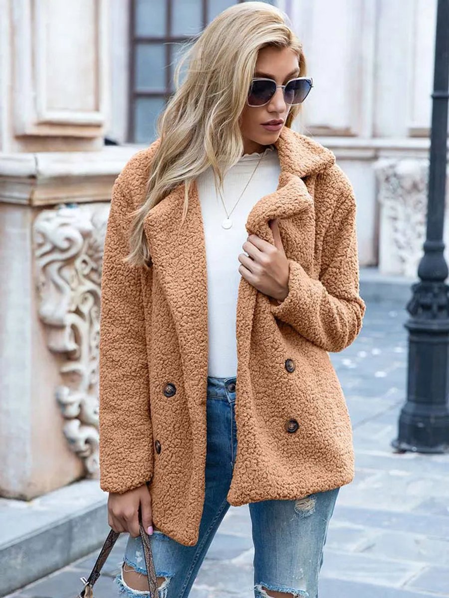 Clemency | Teddy Double Breasted Coat