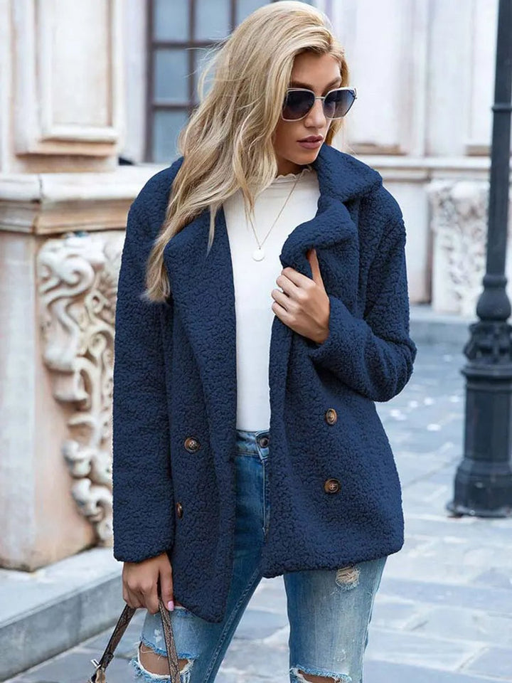 Clemency | Teddy Double Breasted Coat