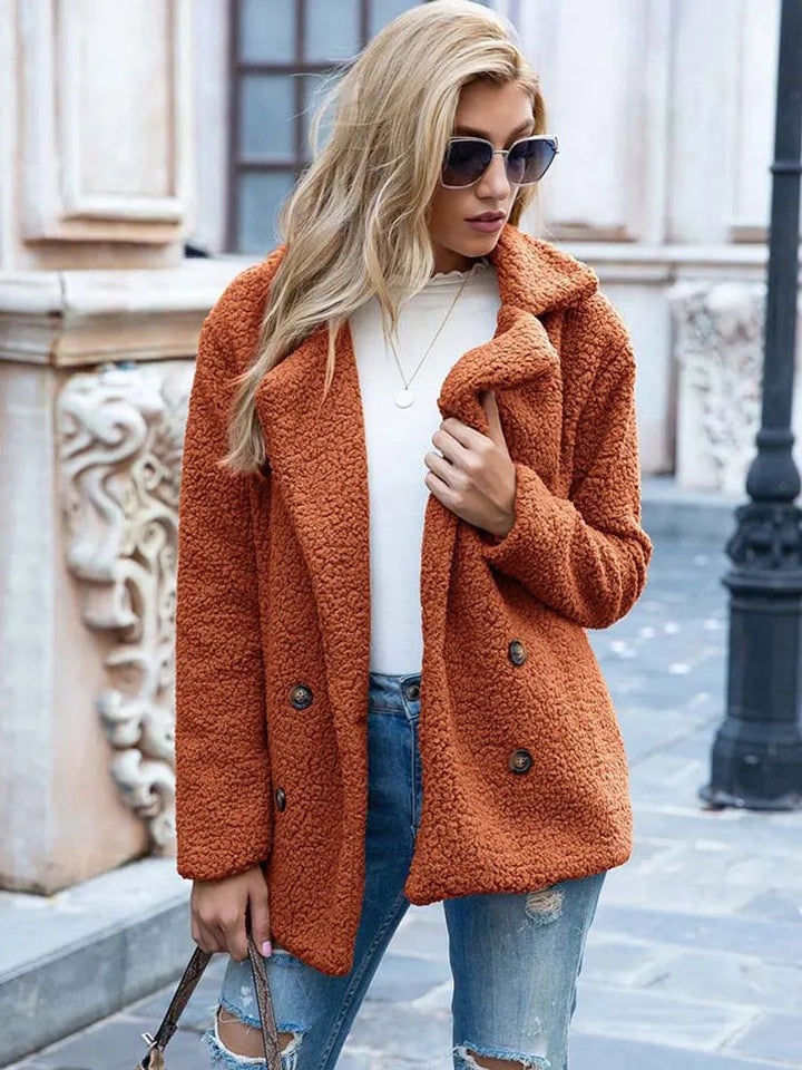 Clemency | Teddy Double Breasted Coat