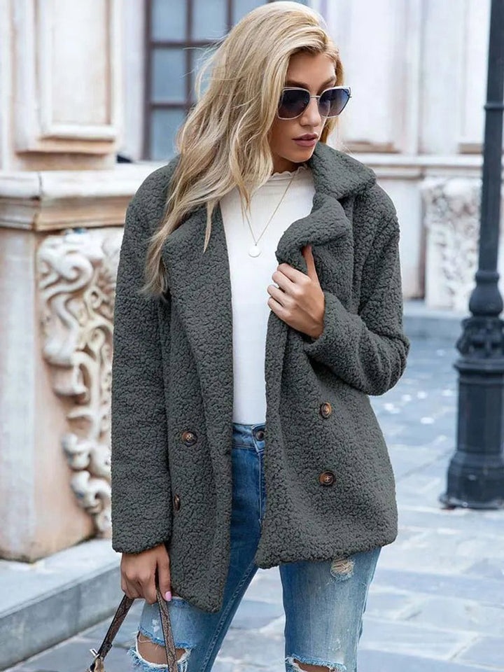 Clemency | Teddy Double Breasted Coat