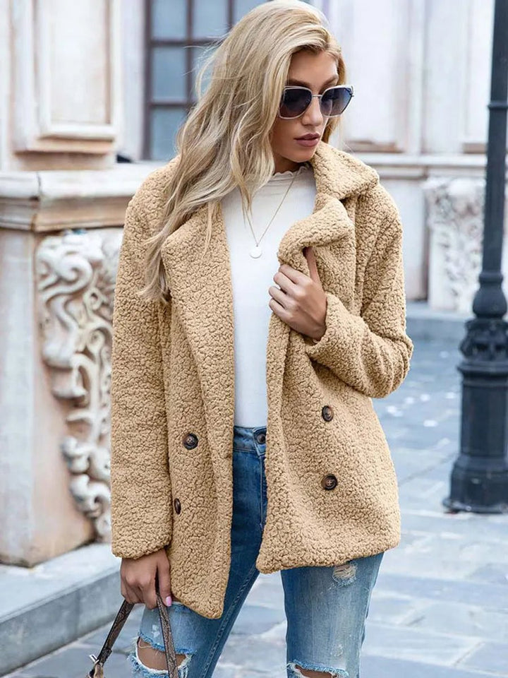 Clemency | Teddy Double Breasted Coat
