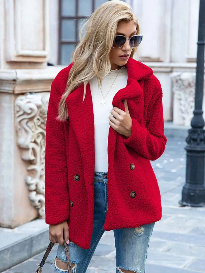 Clemency | Teddy Double Breasted Coat